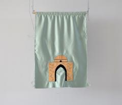 Blazon: Majidiyeh, Imam El-Ouzaii, 2015, Embroidery and applique on textile, 73 x 49 cm, Ed. 3 + 2 AP