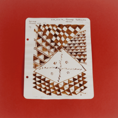 Untitled (Album de dessins indigènes series (album of North African drawings)), 2014-2015, chromogenic prints, 40 x 40 cm
