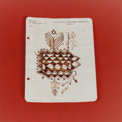 Untitled (Album de dessins indigènes series (album of North African drawings)), 2014-2015, chromogenic prints, 40 x 40 cm