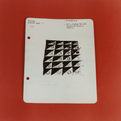 Untitled (Album de dessins indigènes series (album of North African drawings)), 2014-2015, chromogenic prints, 40 x 40 cm