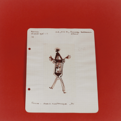 Untitled (Album de dessins indigènes series (album of North African drawings)), 2014-2015, chromogenic prints, 40 x 40 cm