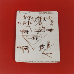 Untitled (Album de dessins indigènes series (album of North African drawings)), 2014-2015, chromogenic prints, 40 x 40 cm