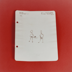 Untitled (Album de dessins indigènes series (album of North African drawings)), 2014-2015, chromogenic prints, 40 x 40 cm