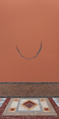 Letters to the Reader_019, 2017, plywood, paint, 244 x 122 x 11.4 cm