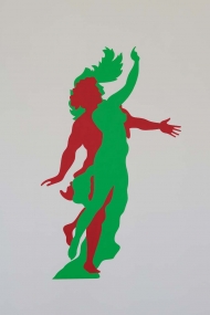 Apollo and Daphne, 1987, Wall painting, Variable dimensions, Unique, Detail 4