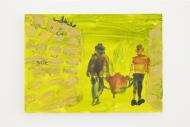 Bassam Ramlawi Painting, Untitled A, 2010, Acrylic on board, 23 x 35 cm