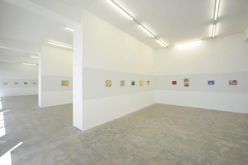 Etel Adnan, Exhibition view, 2010