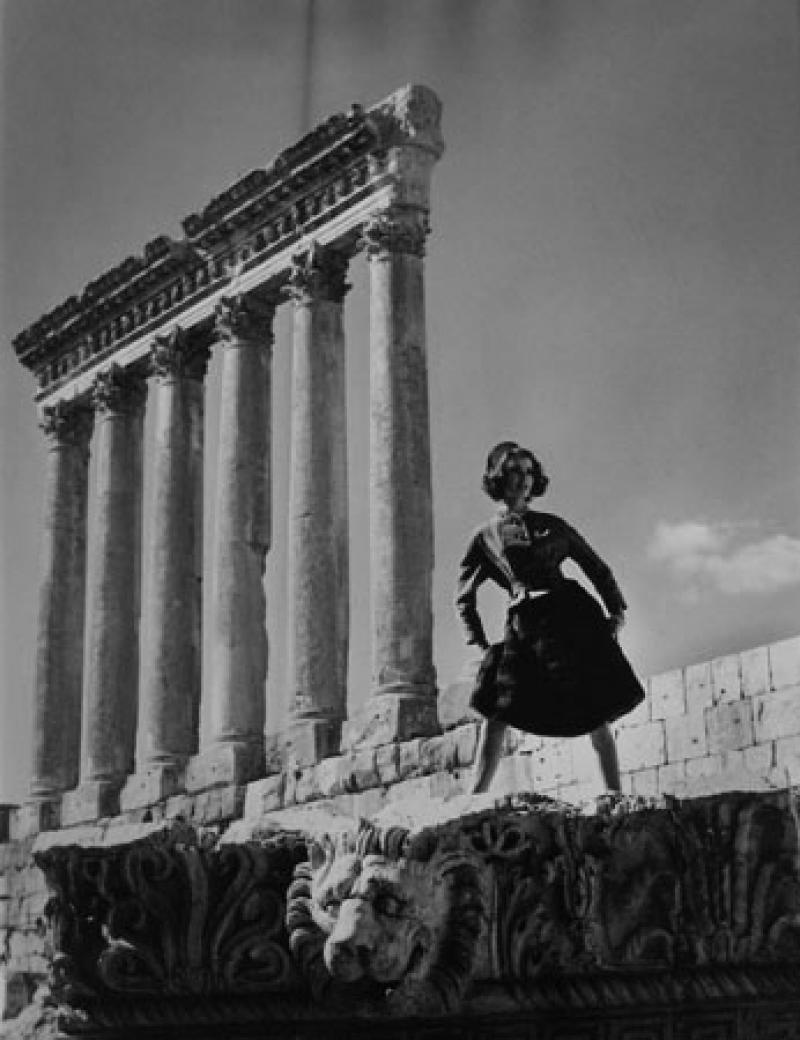 Summer in Furs-Temple of Jupiter, Lebanon, 1962